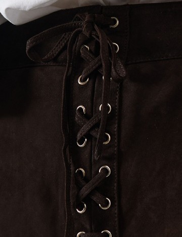 Pantaloni scurti WAREHOUSE, maro inchis