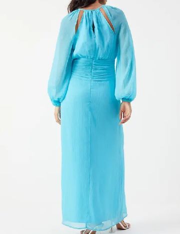 Rochie lunga WAREHOUSE, albastru