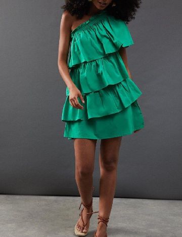 Rochie scurta WAREHOUSE, verde
