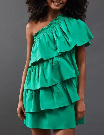 Rochie scurta WAREHOUSE, verde