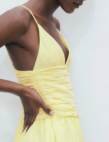 Rochie scurta Mango, galben