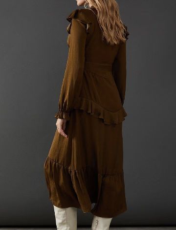 Rochie medie WAREHOUSE, kaki