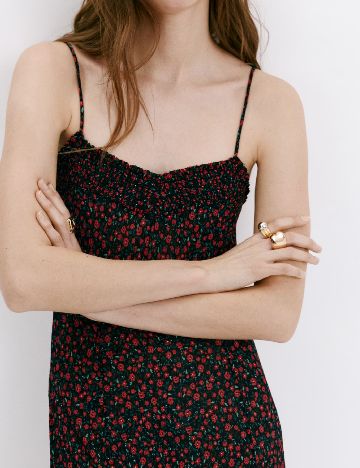 Rochie medie Mango, floral print
