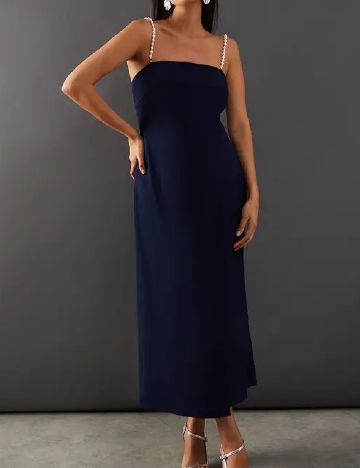 Rochie medie WAREHOUSE, albastru