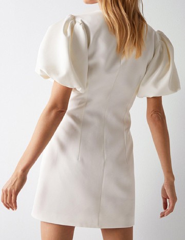 Rochie scurta WAREHOUSE, alb