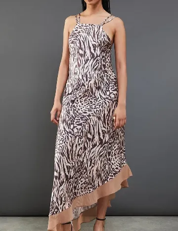 Rochie lunga WAREHOUSE, animal print