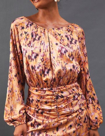 Rochie lunga WAREHOUSE, mix culori