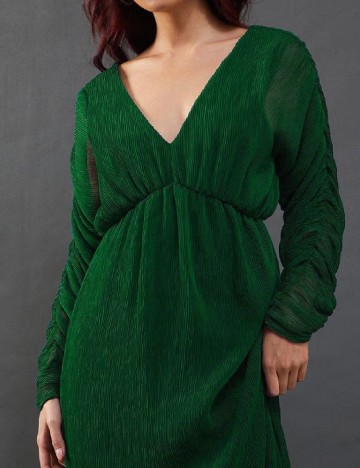 Rochie lunga WAREHOUSE, verde