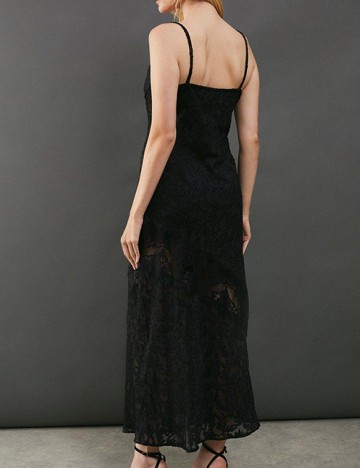 Rochie lunga WAREHOUSE, negru