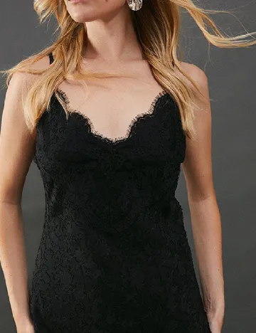 Rochie lunga WAREHOUSE, negru