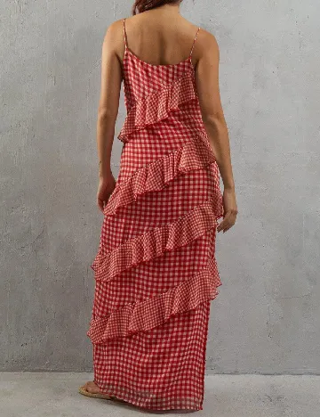 Rochie lunga WAREHOUSE, rosu