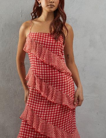 Rochie lunga WAREHOUSE, rosu