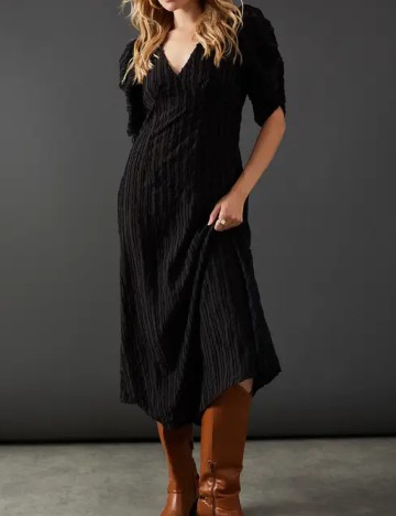 Rochie medie WAREHOUSE, negru
