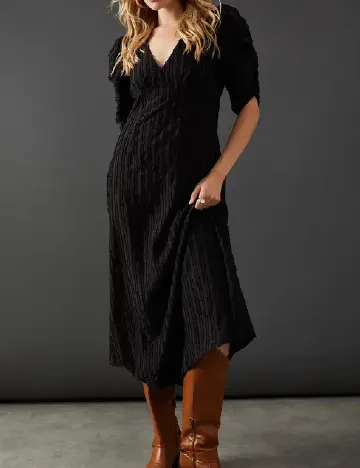 Rochie medie WAREHOUSE, negru