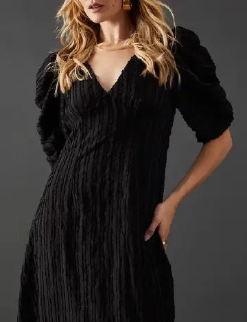 Rochie medie WAREHOUSE, negru