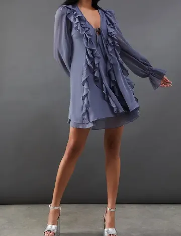 Rochie scurta WAREHOUSE, albastru