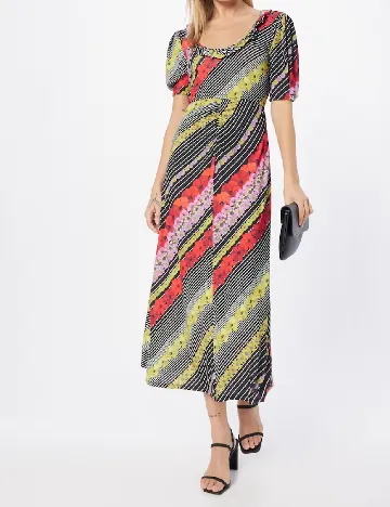 Rochie medie WAREHOUSE, mix culori