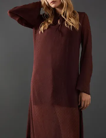 Rochie medie WAREHOUSE, maro