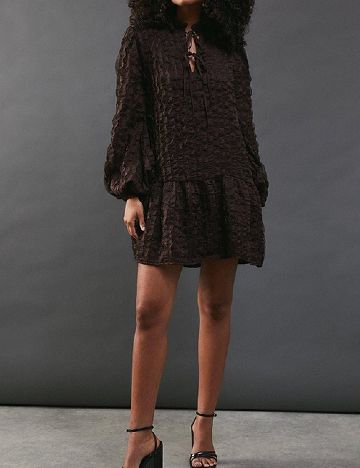 Rochie scurta WAREHOUSE, maro
