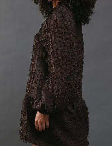 Rochie scurta WAREHOUSE, maro