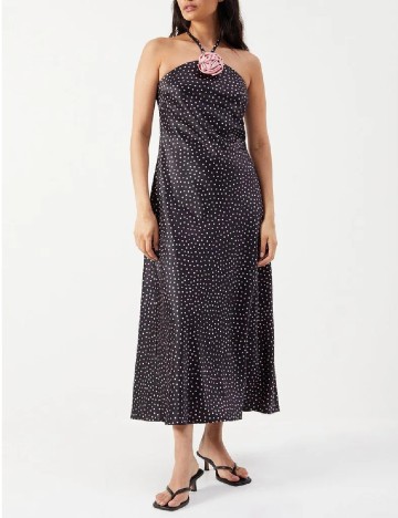Rochie lunga WAREHOUSE, negru
