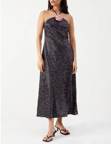 Rochie lunga WAREHOUSE, negru