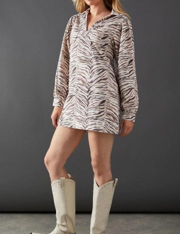 Rochie scurta WAREHOUSE, crem