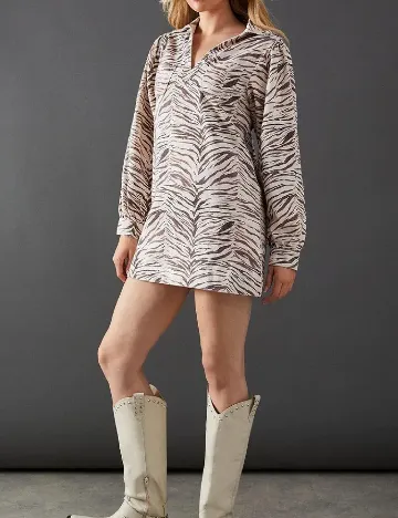 Rochie scurta WAREHOUSE, crem