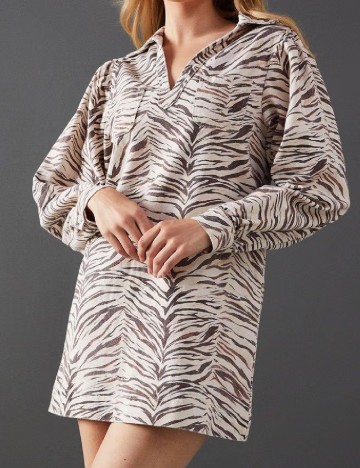Rochie scurta WAREHOUSE, crem