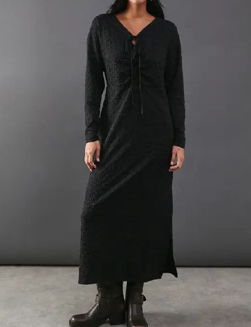 Rochie lunga WAREHOUSE, negru