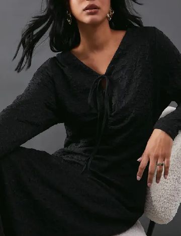 Rochie lunga WAREHOUSE, negru