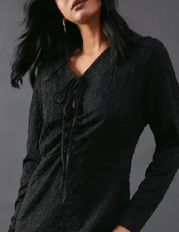 Rochie lunga WAREHOUSE, negru