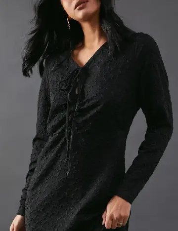 Rochie lunga WAREHOUSE, negru