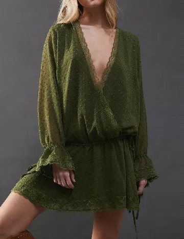 Rochie scurta WAREHOUSE, verde