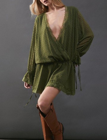 Rochie scurta WAREHOUSE, verde
