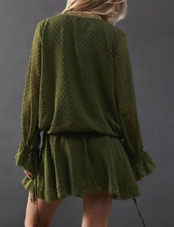 Rochie scurta WAREHOUSE, verde