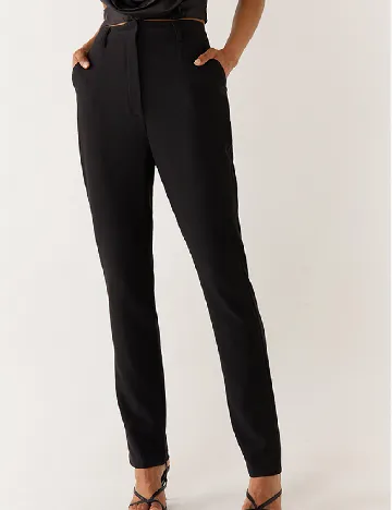 Pantaloni WAREHOUSE, negru