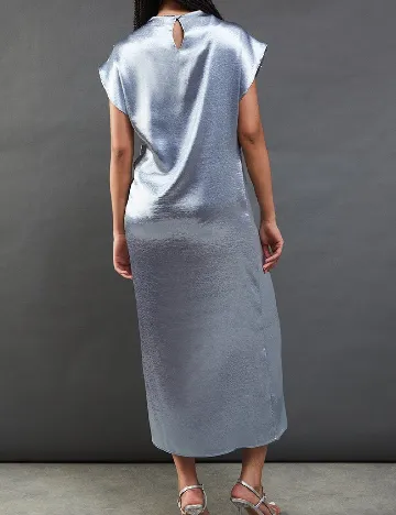 Rochie lunga WAREHOUSE, albastru