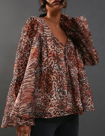 Bluza WAREHOUSE, animal print