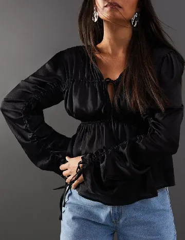 Bluza WAREHOUSE, negru