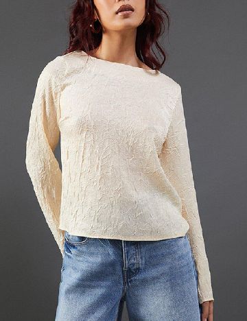 Bluza WAREHOUSE, crem
