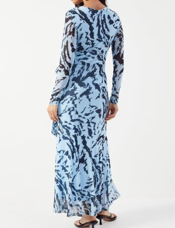 Rochie lunga WAREHOUSE, albastru