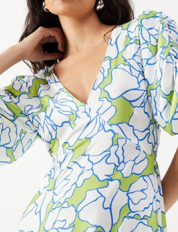 Rochie lunga WAREHOUSE, mix culori