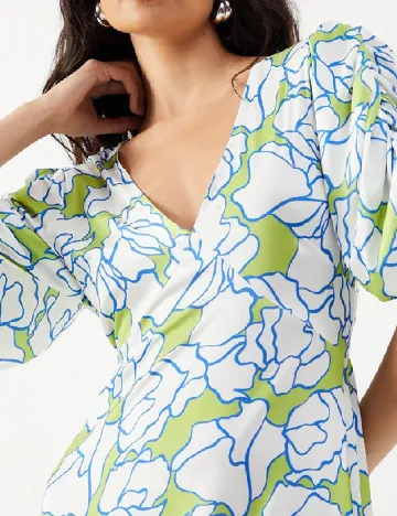 Rochie lunga WAREHOUSE, mix culori