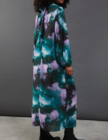 Rochie lunga WAREHOUSE, verde