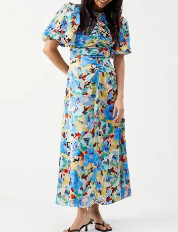 Rochie lunga WAREHOUSE, mix culori