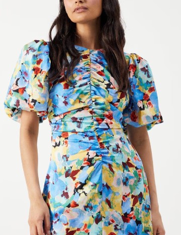 Rochie lunga WAREHOUSE, mix culori