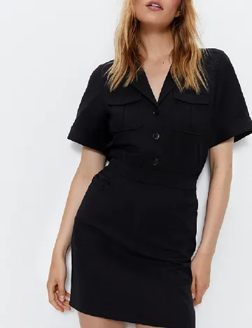 Rochie scurta WAREHOUSE, negru