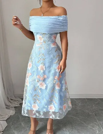 Rochie medie SHEIN, albastru