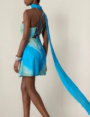 Rochie scurta Aveloria, mix culori